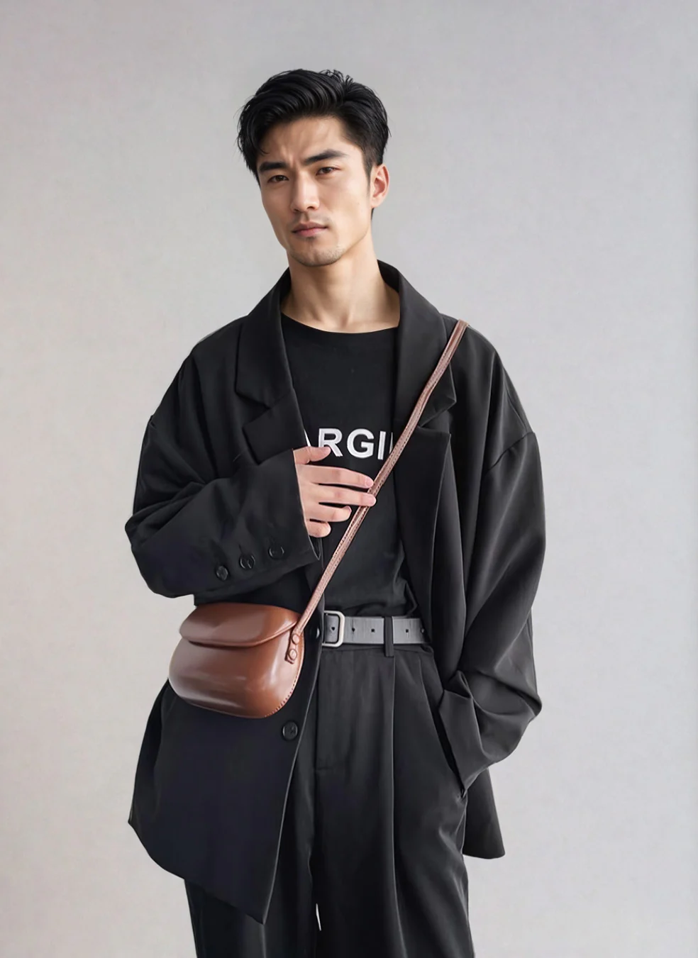 Minimal Rounded Mini Crossbody Bag - Image 6