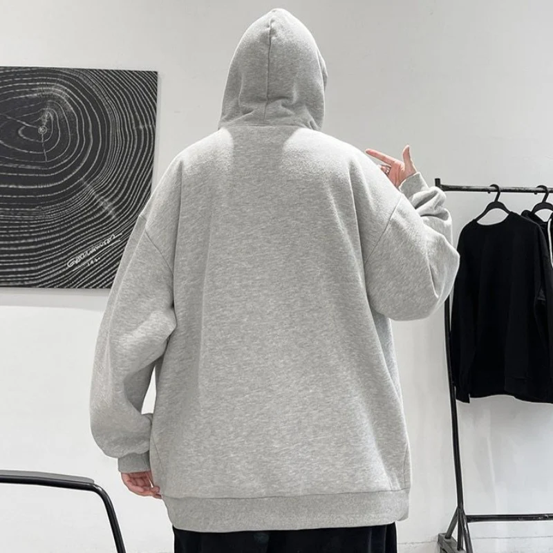 Oversized Lightweight Zip-Up Hoodie - Image 4