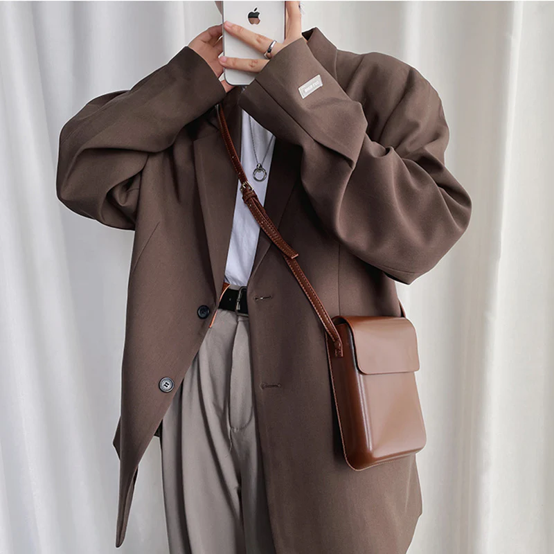 Vertical Mini Crossbody Box Bag - Image 3